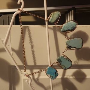 Turquoise statement necklace